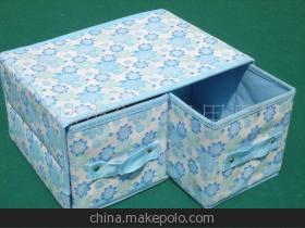 多功能收納好幫手 探秘義烏市創(chuàng)穎日用品廠小花雙抽屜雜物盒